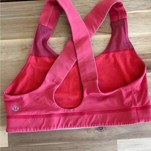 lululemon athletica red Sports Bra top